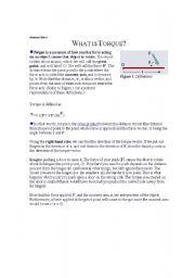 English Worksheet: torque