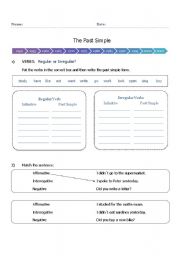 English Worksheet: Past Simple