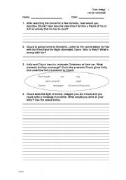 English Worksheet: Cast Away - Movie Handout