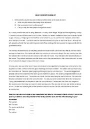 English Worksheet: A way of encouraging debate amongst inter+ students