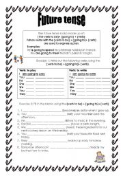 English Worksheet: Future Tense