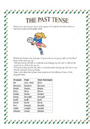 English Worksheet: The PAST tense