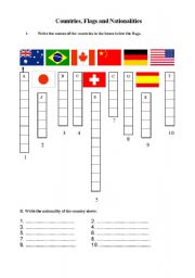 Countries, Flags and Nationalities