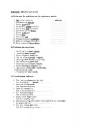 English worksheet: elementary