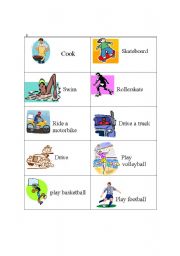 Activity cards