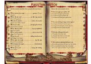 English Worksheet: PASSIVE VOICE