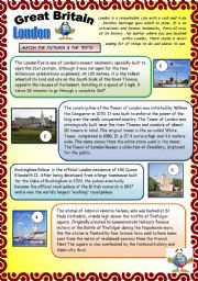 English Worksheet: GREAT BRITAIN. PART 3.   29.07.2008.