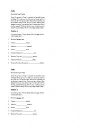 English Worksheet: Possesive s