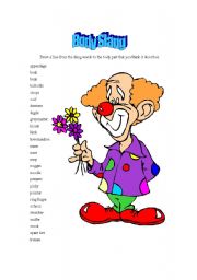 English Worksheet: Body Slang