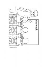 English Worksheet: school