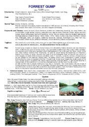 English Worksheet: Forrest Gump