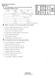 WH Questions using Present Continuous