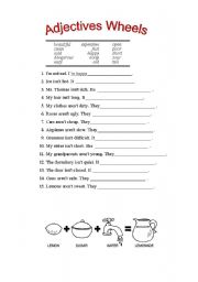 English Worksheet: opposite adjectives