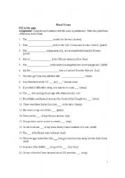 English Worksheet: Plural Nouns