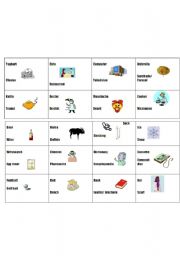 English Worksheet: Comparative superlative card game