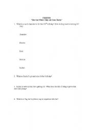 English Worksheet: Friends 