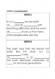 English Worksheet: test