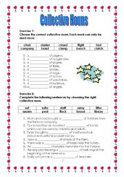 English Worksheet: Collective Nouns (Part 2)