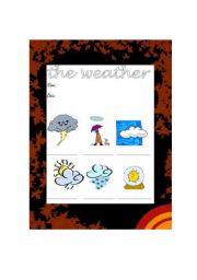 English Worksheet: the weather..