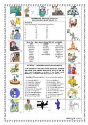 English Worksheet: Occupations_Discovery Questions_Other Ways of Saying YES and NO