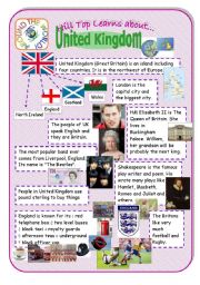 English Worksheet: United Kingdom - an introduction to the country