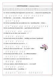 English Worksheet: CRYPTOGRAM - PHRASAL VERBS