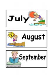 English Worksheet: months - part3