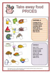 Take away food prices