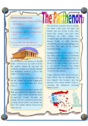 The Parthenon - Reading Comprehension