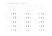 English Worksheet: professions wordsearch (jobs)