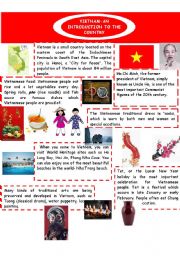 English Worksheet: Vietnam-an introduction to the country
