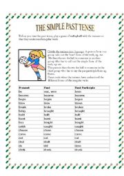 THE SIMPLE PAST TENSE