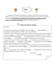 English Worksheet: Love Letter (Grammar Practice: Exlamatory Adjective 