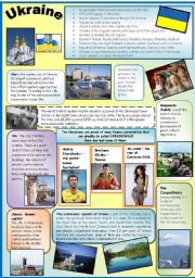 English Worksheet: UKRAINE.