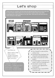 English Worksheet: Lets shop