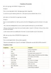 English Worksheet: Prepositions