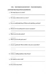 English worksheet: comparative and superlative review exercises