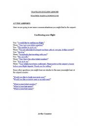 English worksheet: airport