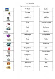 English worksheet: Loan words