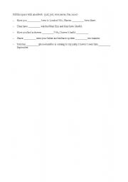 English Worksheet: Adverbs