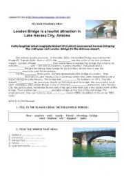English Worksheet: London Bridge