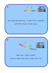 English Worksheet: Card no.96 - Puzzle (summary) part 1 out of 2