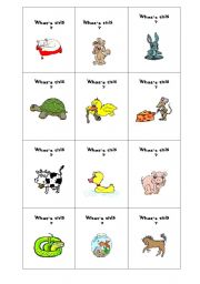 English Worksheet: cards