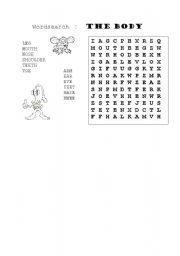 English Worksheet: Wordsearch