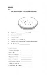 English worksheet: Introducing giving personal information