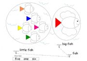 English worksheet: Counting Fish
