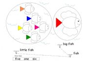 English Worksheet: Counting Fish