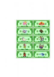 Toy Money - To reward your students