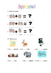 English worksheet: English Practice 2