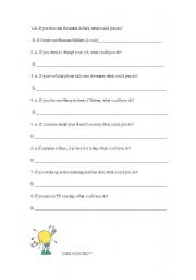 English worksheet: Using 